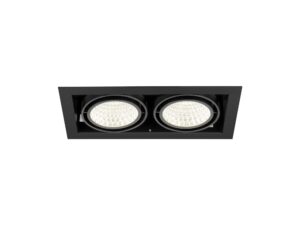 Miniaturka 9 - Kadux 4000 K czarna – dwie regulowane soczewki LED od frontu