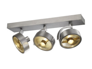 Miniaturka 3 - Lampa Kalu aluminium szczotkowane – trzy reflektory