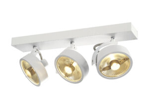 Miniaturka 7 - Lampa Kalu biała – trzy reflektory na listwie
