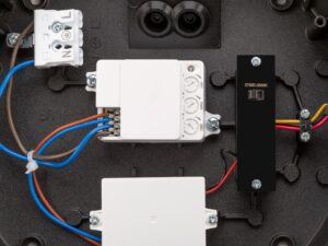Miniaturka 5 - Techniczny detal kinkietu Ainos Slide WL Round Sensor