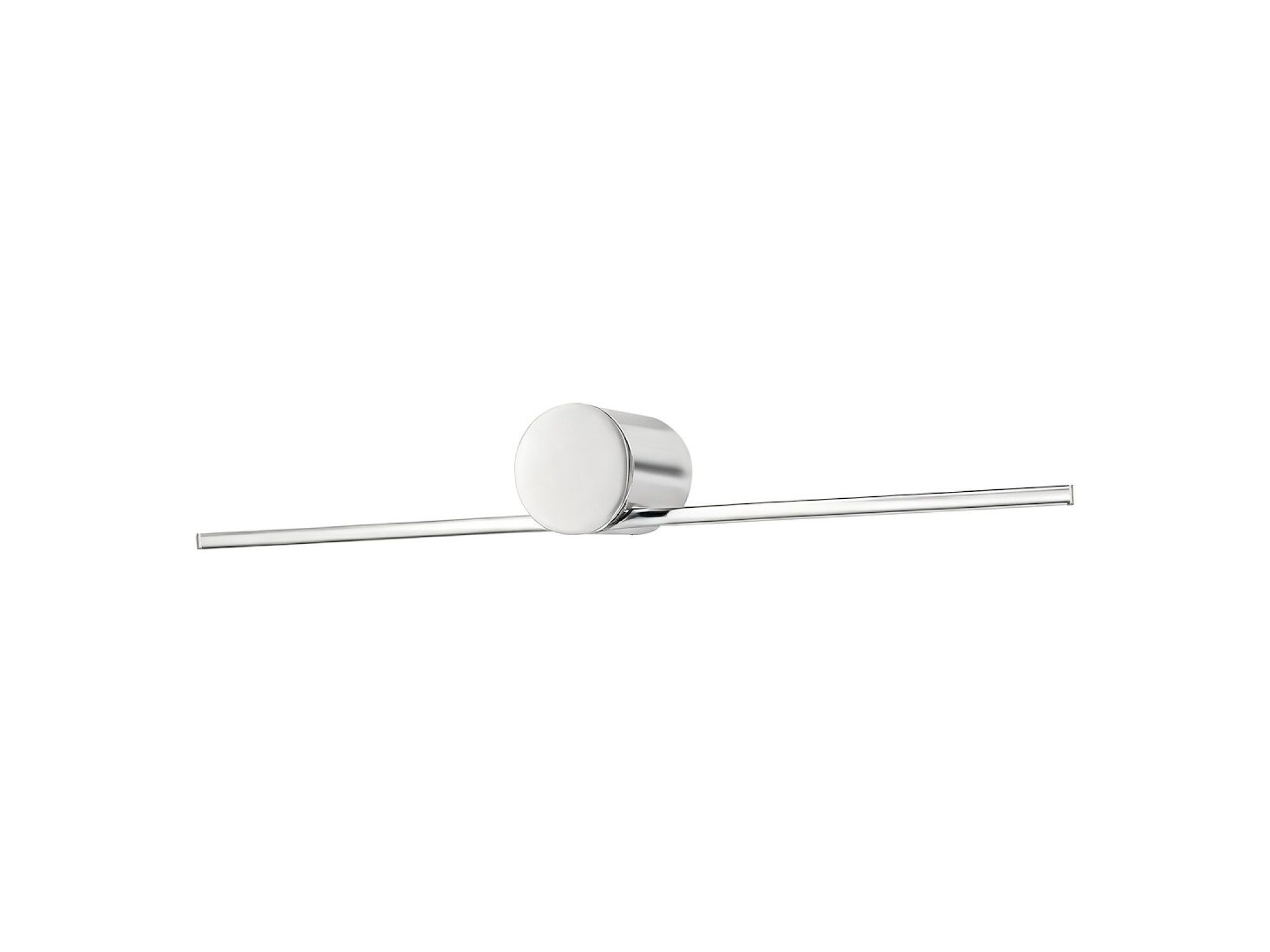 Kinkiet Amidora chrom 40 cm – pełna lampa na białym tle
