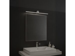 Miniaturka 21 - Kinkiet Amidora chromowany 60 cm w aranżacji łazienkowej