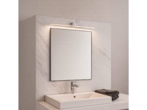Miniaturka 13 - Kinkiet Amidora chromowany 60 cm nad lustrem w łazience