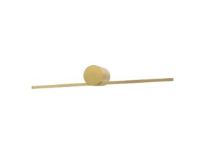 Miniaturka 6 - Kinkiet Amidora złoty 40 cm LED w całości na białym tle