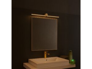 Miniaturka 15 - Kinkiet Amidora złoty 60 cm nad lustrem w łazience