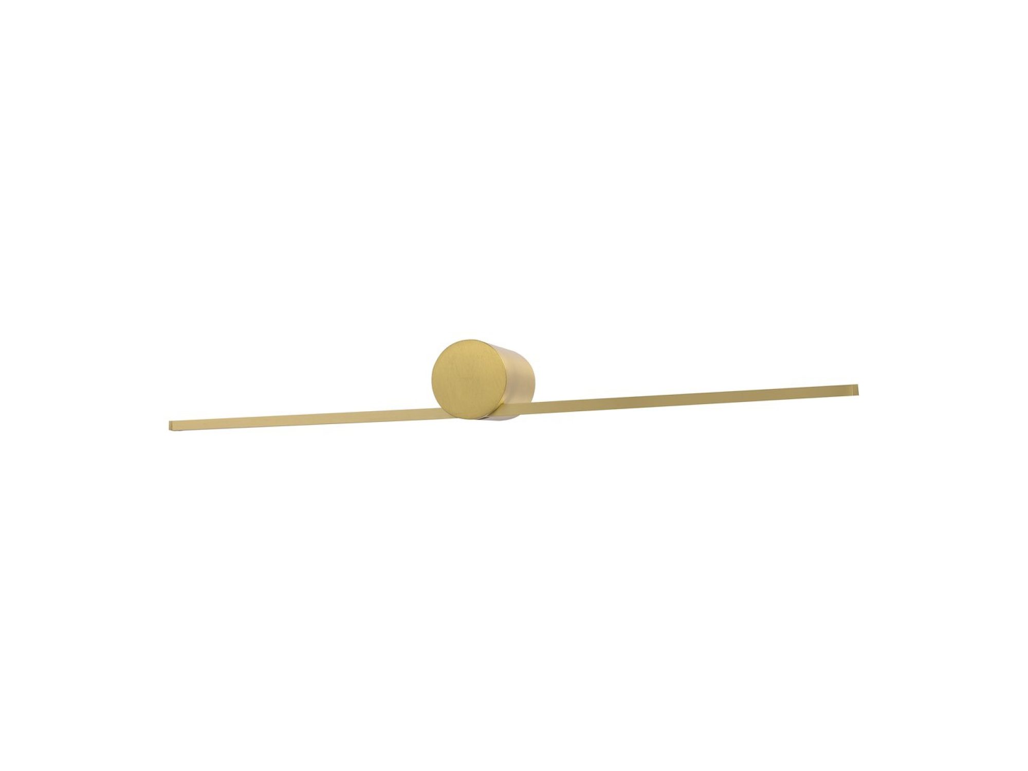 Kinkiet Amidora złoty 60 cm – pełna lampa na białym tle