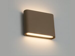 Miniaturka 3 - Beżowy kinkiet Arwena S LED IP54 z innej perspektywy na białym tle