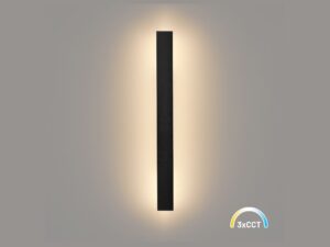 Miniaturka 3 - Kinkiet zewnętrzny LED Astarela smukły z regulacją barwy