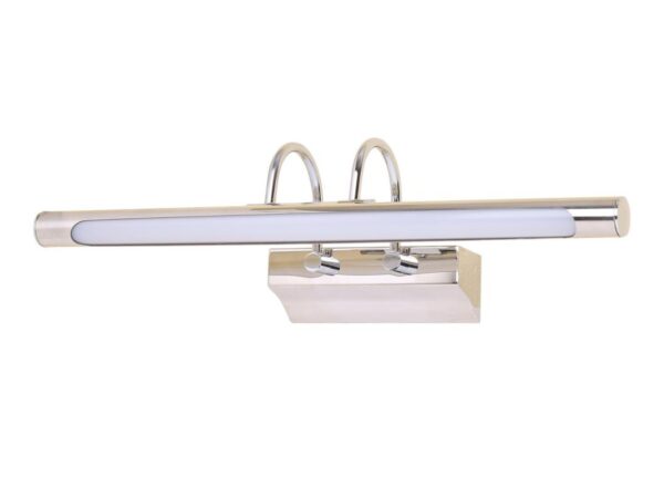 Kinkiet Avamia LED 5 W chromowany z podłużnym matowym kloszem akrylowym