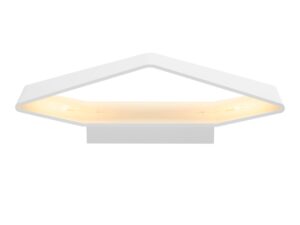 Miniaturka 3 - Biały kinkiet Cariso WL-4 w ujęciu od spodu