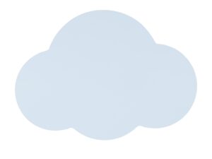 Miniaturka 2 - Kinkiet Cloud niebieski dwa punkty G9