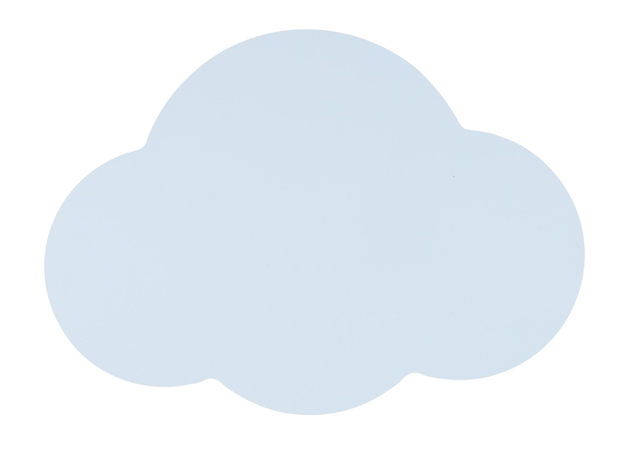 Niebieski kinkiet Cloud G9 na białym tle