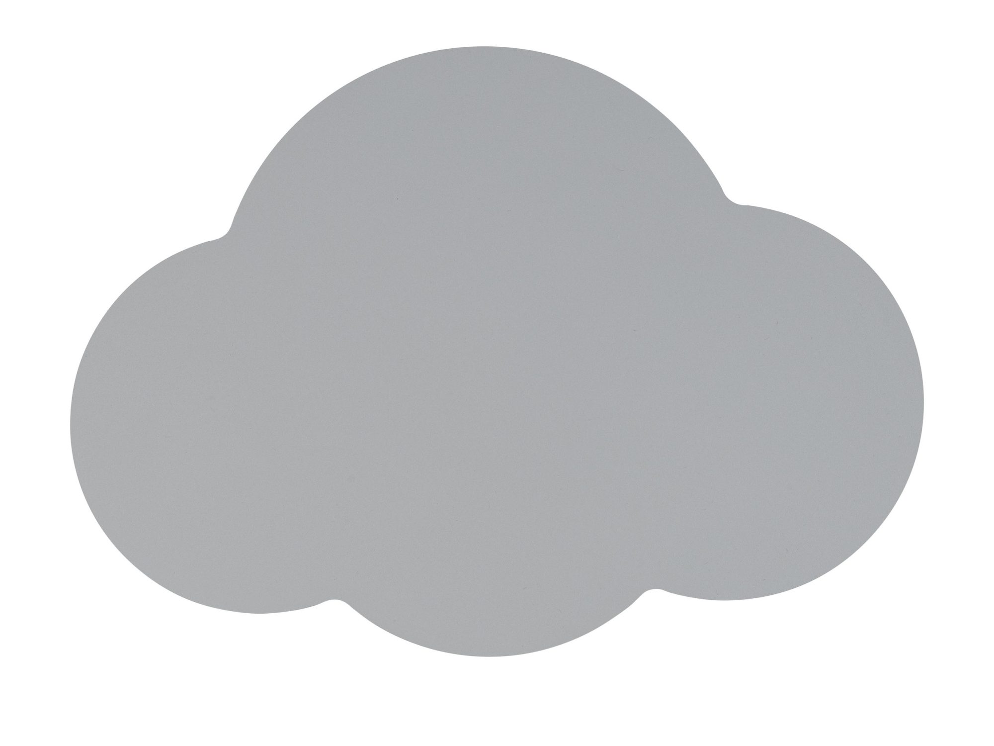 Szary kinkiet Cloud G9 na białym tle