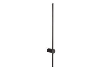 Miniaturka 2 - Kinkiet LED Corolia 100 cm czarny z bocznym cylindrycznym mocowaniem