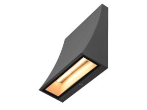 Miniaturka 3 - Kinkiet Delwa Wide LED antracytowy, trzeci widok