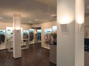 Miniaturka 1 - Kinkiet Delwa Wide LED biały, aranżacja