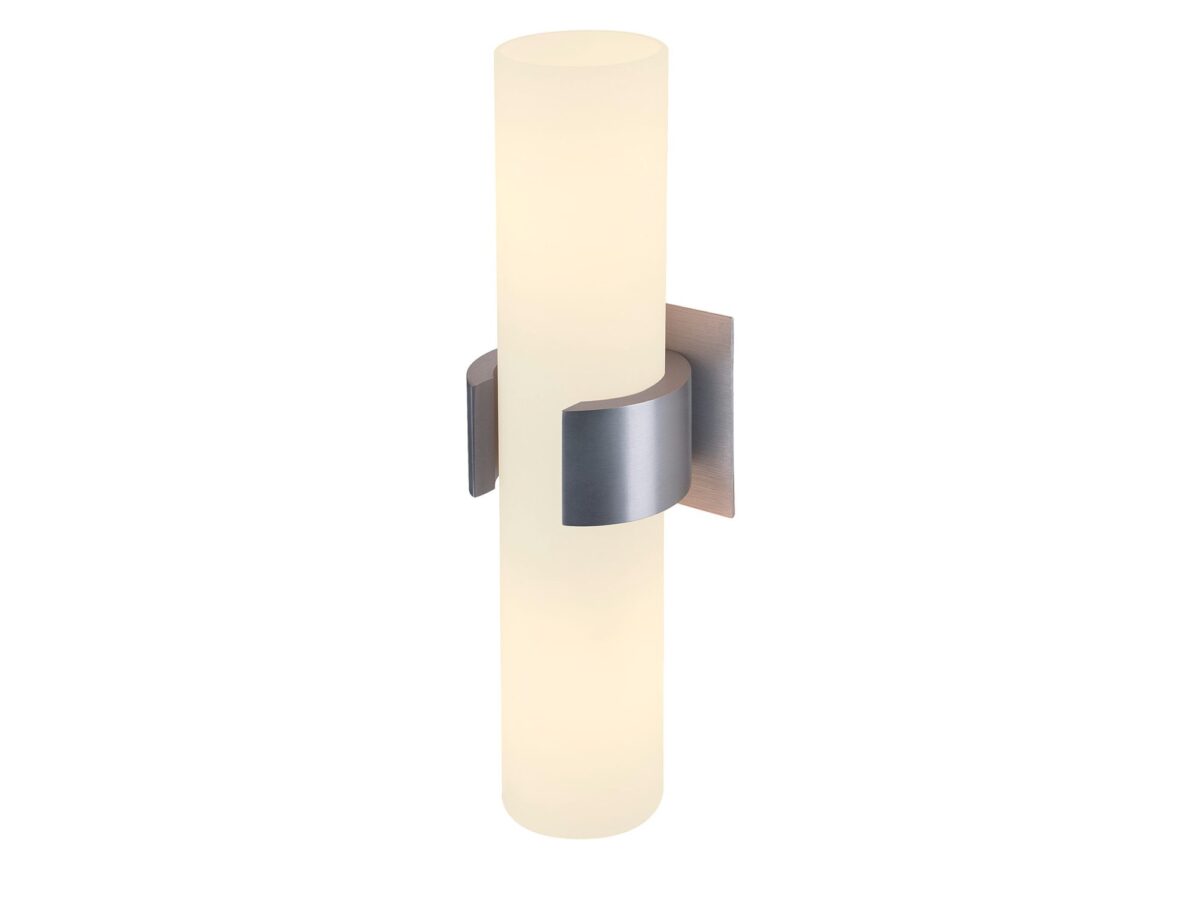 Kinkiet Dena 2 E14 30 cm aluminium szczotkowane