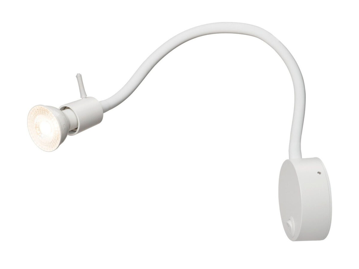 Kinkiet Dio Flex Plate GU10 na elastycznym ramieniu 52,8 cm