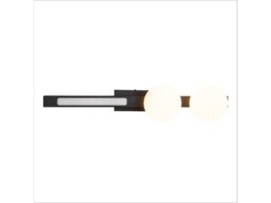Miniaturka 3 - Kinkiet LED Elotia czarny 13 W i 2×G9 50 cm – zdjęcie 4