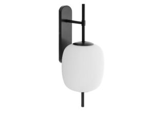 Miniaturka 3 - Kinkiet EPLI MINI W czarny – profil metalowego mocowania i klosza