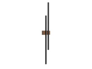Miniaturka 3 - Kinkiet Flash orzech – widok lampy na jasnym tle