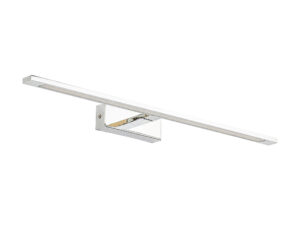 Miniaturka 2 - Kinkiet LED Gallery 62 cm w chromie na białym tle