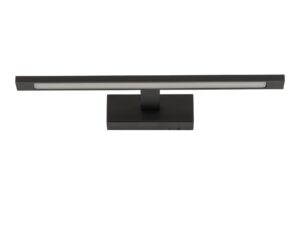 Miniaturka 6 - Kinkiet Gallery LED czarny na białym tle