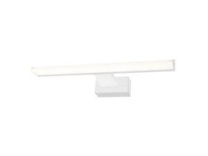 Miniaturka 1 - Biały kinkiet Ilveno LED o długości 30 cm na białym tle