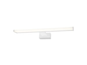 Miniaturka 4 - Biały kinkiet Ilveno LED o długości 40 cm na białym tle