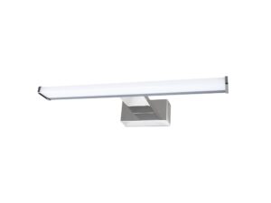 Miniaturka 2 - Srebrny kinkiet Ilveno LED o długości 30 cm na białym tle
