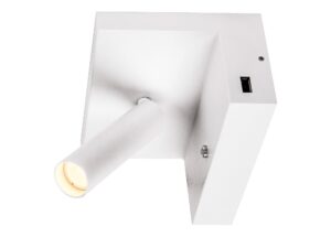 Miniaturka 1 - Karpo Bedside biały – profil lampy ściennej z reflektorem