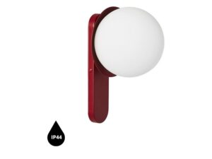 Miniaturka 4 - Burgundowy kinkiet KUUL D IP44 z ikoną szczelności, packshot