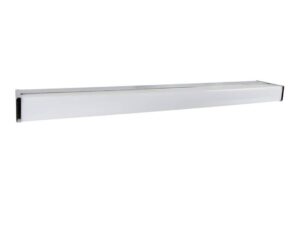 Miniaturka 2 - Kinkiet łazienkowy LED Zenelia srebrny 58 cm z mlecznym kloszem