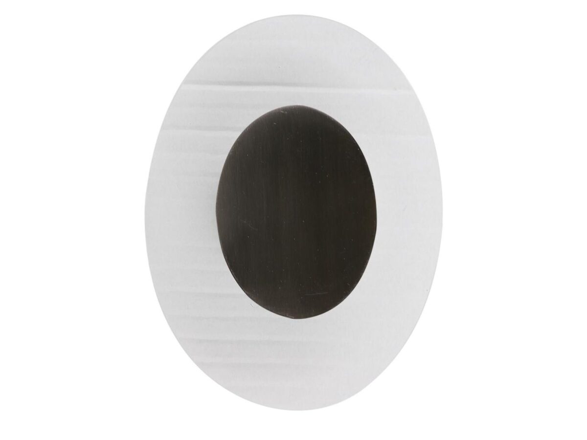 Kinkiet LED Dorasia 22 cm z białym szkłem