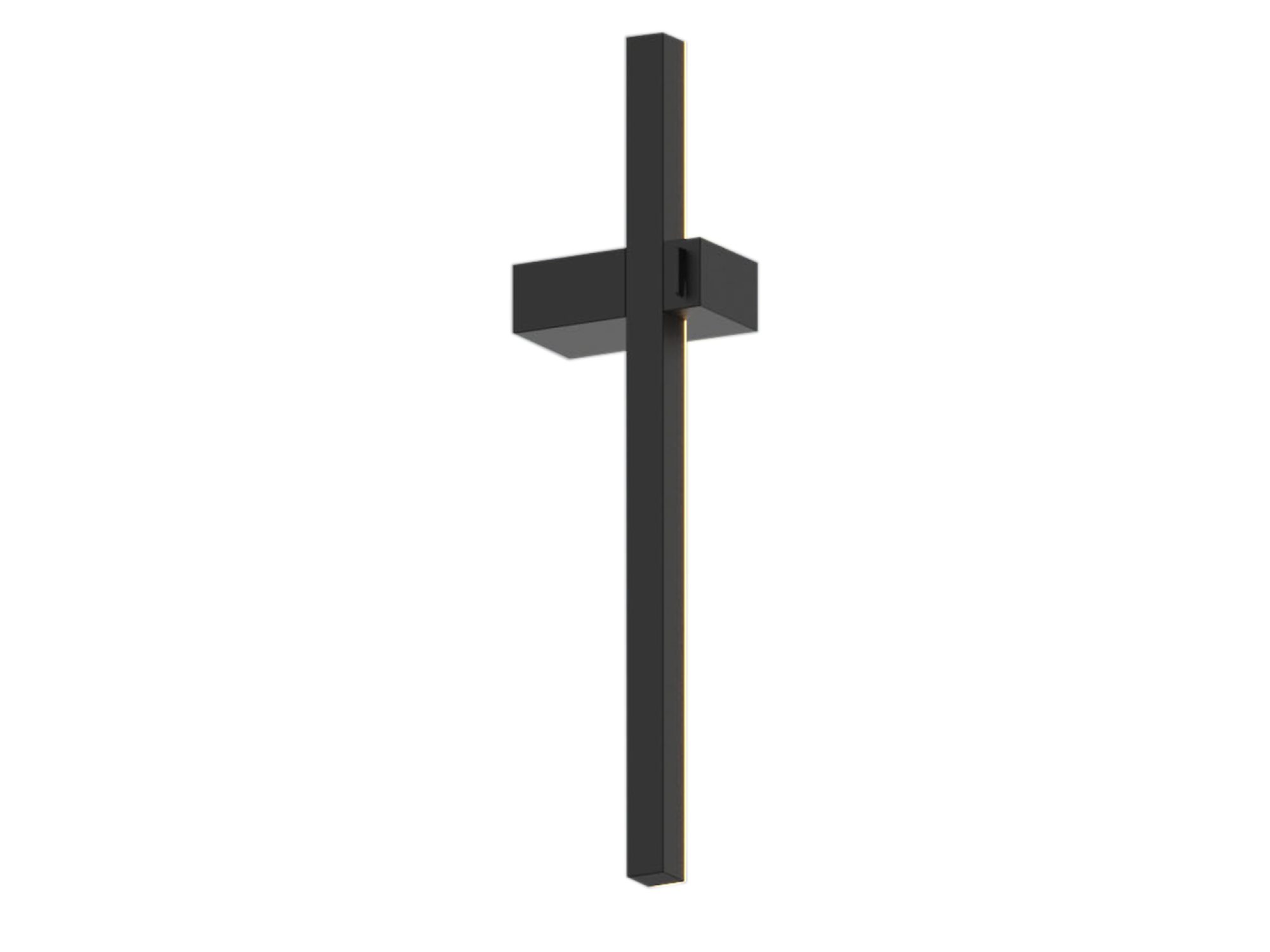 Kinkiet LED Eloreta o wysokości 30 cm na białym tle