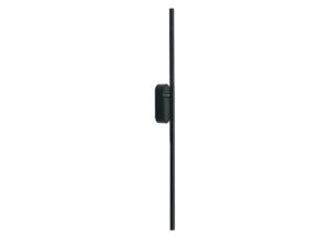 Miniaturka 3 - Czarny kinkiet LED Elvesira 80 cm – smukła oprawa na białym tle