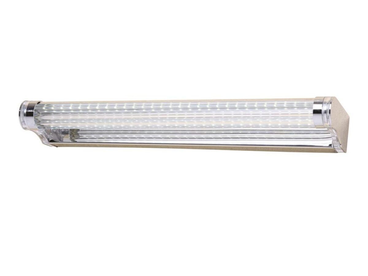 Kinkiet LED stal i akryl Falisia 42,5 cm chromowany