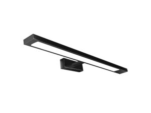 Miniaturka 2 - Kinkiet LED Isodena czarny 12 W 60 cm na białym tle