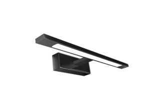 Miniaturka 12 - Kinkiet LED Isodena czarny 8 W 40 cm na białym tle