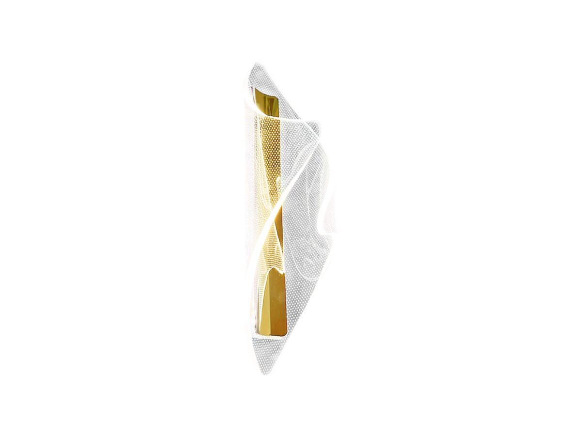 Kinkiet LED Lumodio 8 W złoty 29 cm