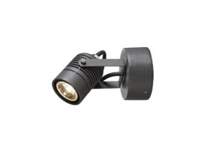Miniaturka 5 - Antracytowy kinkiet LED Spot SP widok z boku na białym tle