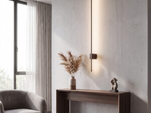 Miniaturka 9 - Kinkiet Lixa LED 18 W brązowy w aranżacji wnętrza