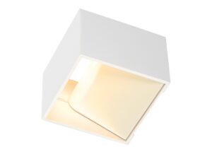 Miniaturka 4 - Biały kinkiet Logs In Dim-to-Warm widok z innego kąta
