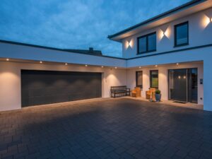Miniaturka 5 - Kinkiet Logs Wall LED antracytowy, aranżacja druga
