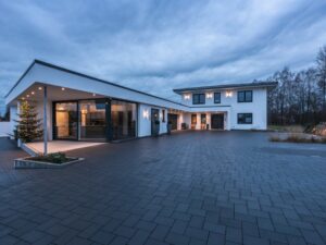 Miniaturka 7 - Kinkiet Logs Wall LED antracytowy, aranżacja czwarta