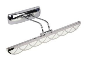 Miniaturka 3 - Chromowany kinkiet Loredio LED 6 W z geometryczną osłoną akrylową