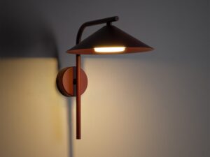 Miniaturka 3 - Kinkiet Lume S bordowy w aranżacji wnętrza