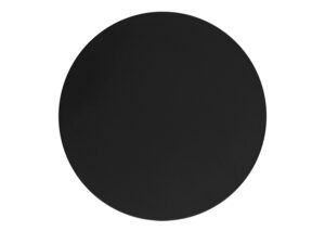 Miniaturka 8 - Kinkiet Luna czarny okrągły 30 cm z trzema źródłami G9 na białym tle