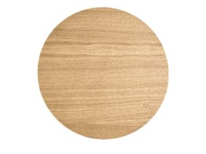 Miniaturka 3 - Kinkiet Luna 30 cm w wykończeniu dębowym na białym tle
