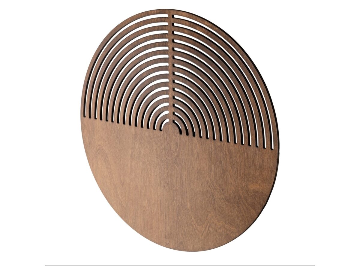 Kinkiet Lunar Wood 2-punktowy G9 40 cm dębowy